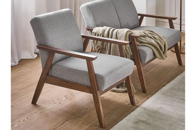 Asnes Karmstol - Grå - Møbler - Stoler - Lenestoler