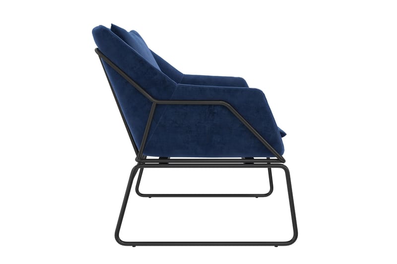 Avery Lenestol Blå - Dorel Home - Møbler - Stoler - Lenestoler