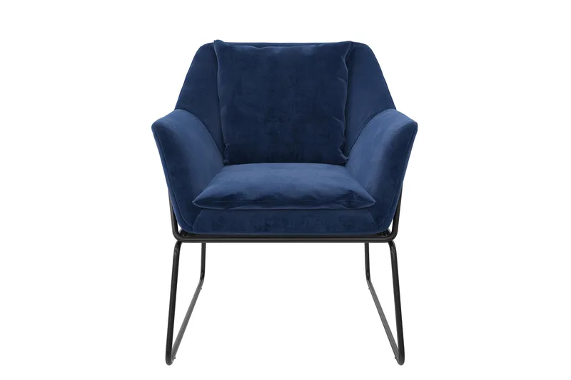 Avery Lenestol Blå - Dorel Home - Møbler - Stoler - Lenestoler