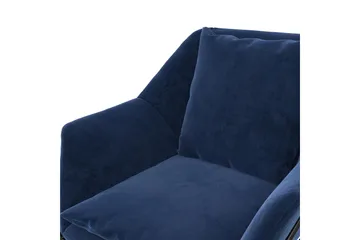 Avery Lenestol Blå - Dorel Home - Møbler - Stoler - Lenestoler