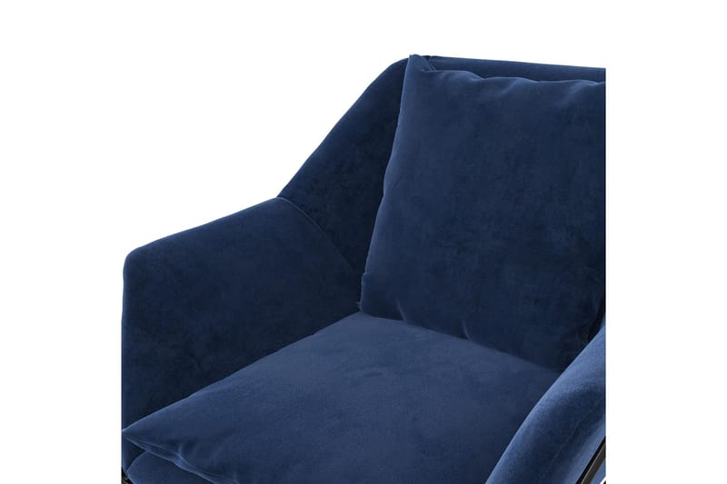 Avery Lenestol Blå - Dorel Home - Møbler - Stoler - Lenestoler