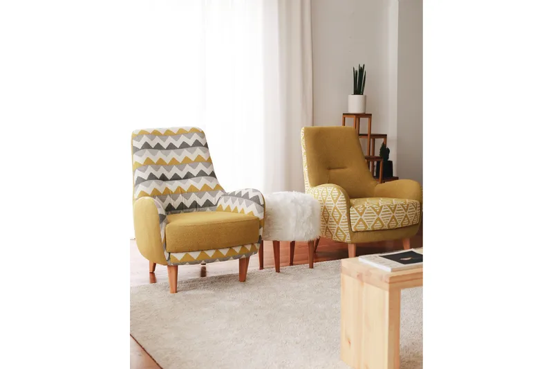 Baghana Lenestol - Flerfarget - Møbler - Stoler - Lenestoler