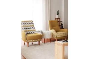 Baghana Lenestol - Flerfarget - Møbler - Stoler - Lenestoler