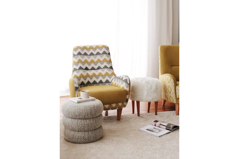 Baghana Lenestol - Flerfarget - Møbler - Stoler - Lenestoler