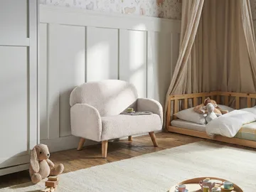 Barnesofa Ottal - Lysebrun, beige - Møbler - Barnemøbler - Barnesofa