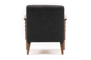 Barrion Lenestol med Armlene - Grå - Møbler - Stoler - Lenestoler