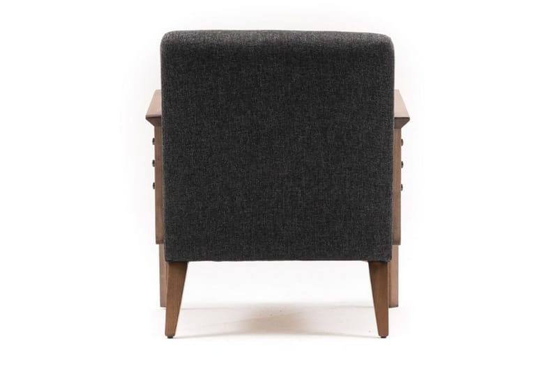 Barrion Lenestol med Armlene - Grå - Møbler - Stoler - Lenestoler