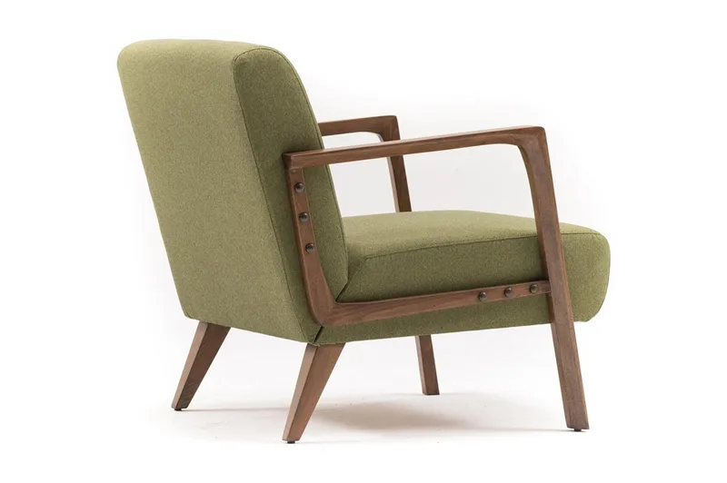 Barrion Lenestol med Armlene - Grønn - Møbler - Stoler - Lenestoler