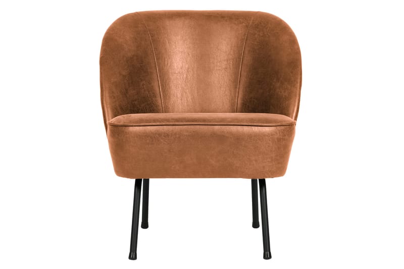 Bastien Lenestol Skinn - Brun - Møbler - Stoler - Lenestoler