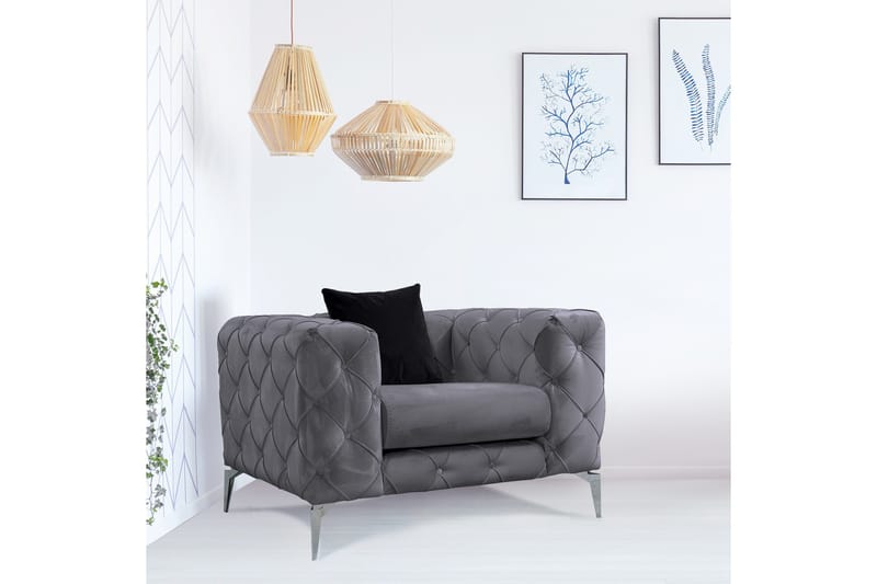 Beachport Lenestol - Antrasitt - Møbler - Stoler - Lenestoler