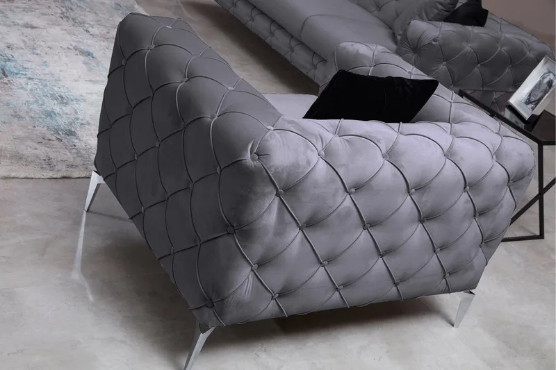 Beachport Lenestol - Antrasitt - Møbler - Stoler - Lenestoler