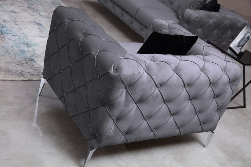 Beachport Lenestol - Antrasitt - Møbler - Stoler - Lenestoler