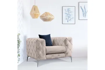 Beachport Lenestol - Beige - Møbler - Stoler - Lenestoler