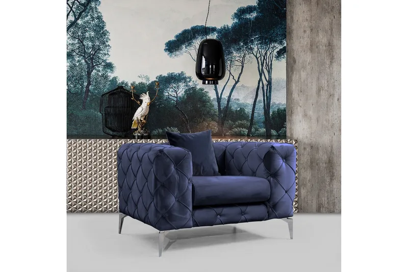 Beachport Lenestol - Marineblå - Møbler - Stoler - Lenestoler