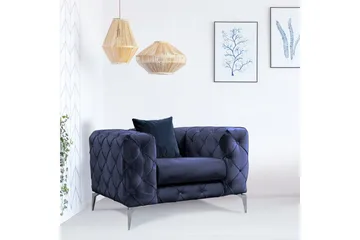 Beachport Lenestol - Marineblå - Møbler - Stoler - Lenestoler