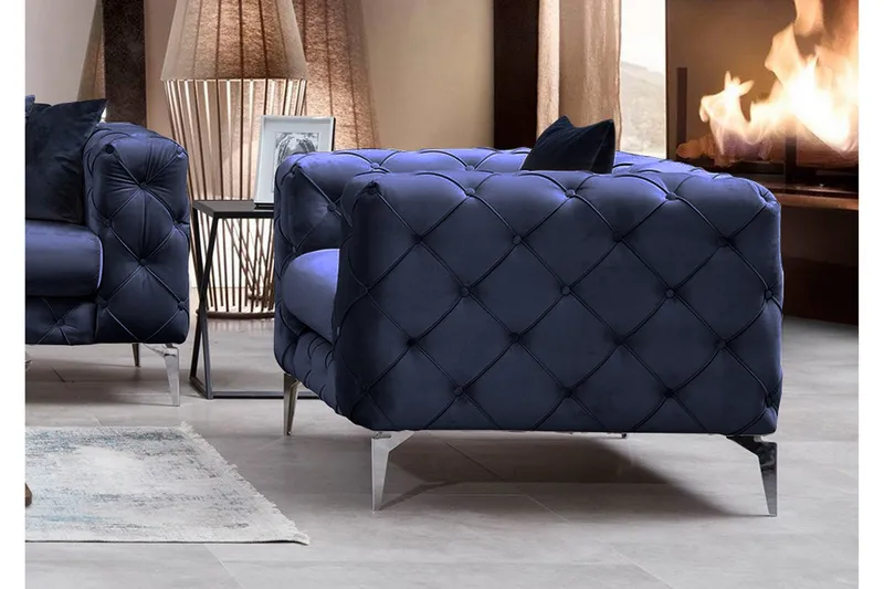 Beachport Lenestol - Marineblå - Møbler - Stoler - Lenestoler