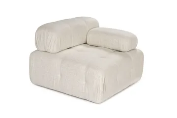 Belgin Lenestol - Cream - Møbler - Stoler - Lenestoler