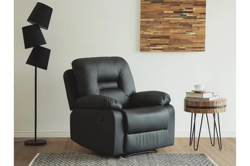 Bergen Lenestol - Svart - Møbler - Stoler - Lenestoler