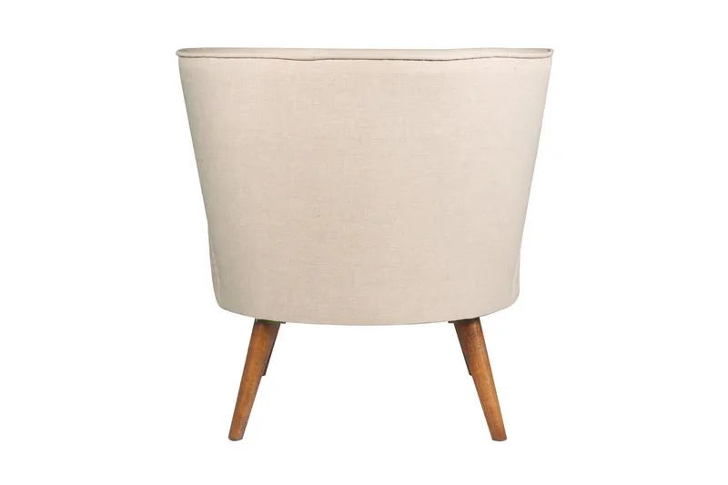 Biby Lenestol med Armlene - Beige - Møbler - Stoler - Lenestoler