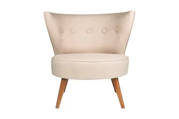 Biby Lenestol med Armlene - Beige - Møbler - Stoler - Lenestoler