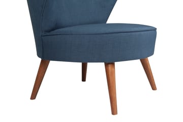 Biby Lenestol med Armlene - Blå - Møbler - Stoler - Lenestoler