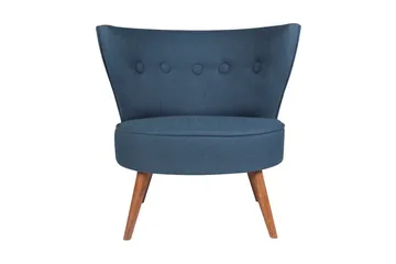 Biby Lenestol med Armlene - Blå - Møbler - Stoler - Lenestoler