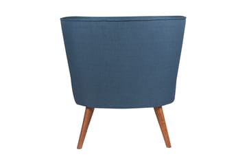 Biby Lenestol med Armlene - Blå - Møbler - Stoler - Lenestoler