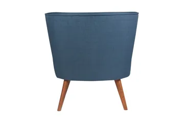 Biby Lenestol med Armlene - Blå - Møbler - Stoler - Lenestoler