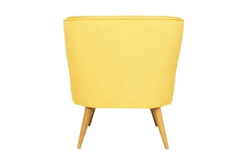 Biby Lenestol med Armlene - Gul - Møbler - Stoler - Lenestoler