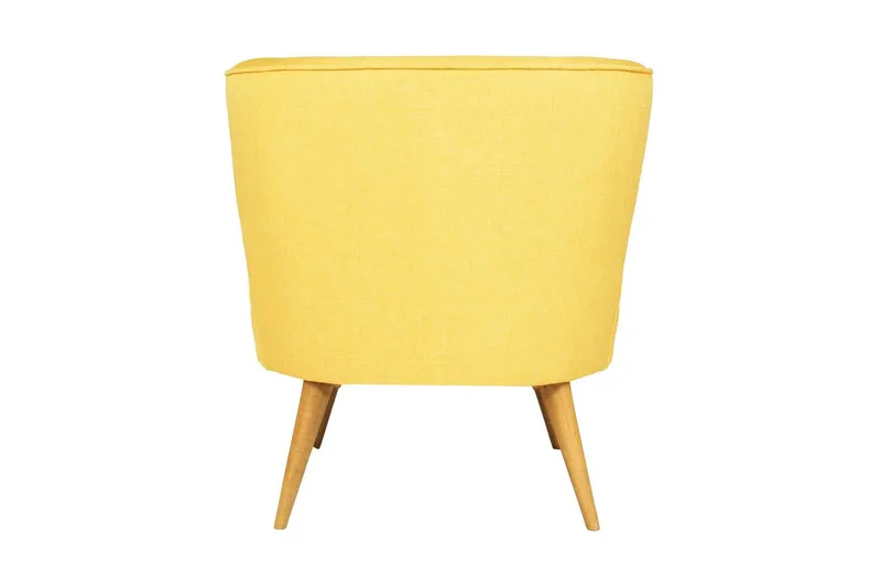 Biby Lenestol med Armlene - Gul - Møbler - Stoler - Lenestoler