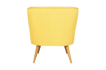 Biby Lenestol med Armlene - Gul - Møbler - Stoler - Lenestoler