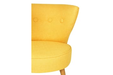 Biby Lenestol med Armlene - Gul - Møbler - Stoler - Lenestoler