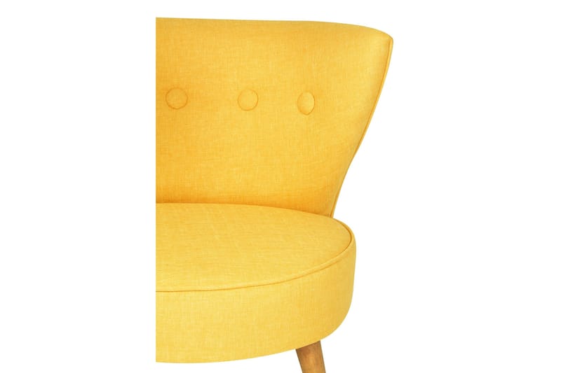 Biby Lenestol med Armlene - Gul - Møbler - Stoler - Lenestoler