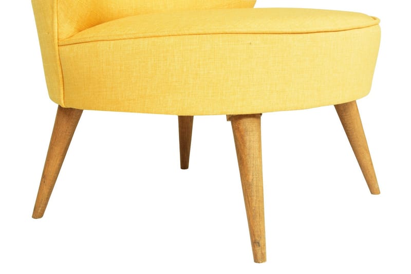 Biby Lenestol med Armlene - Gul - Møbler - Stoler - Lenestoler