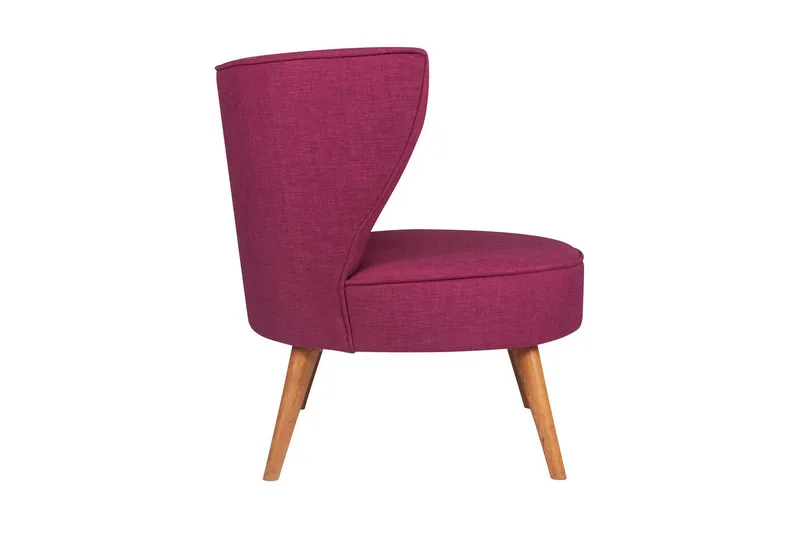 Biby Lenestol med Armlene - Lilla - Møbler - Stoler - Lenestoler
