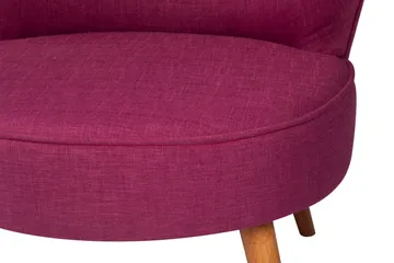 Biby Lenestol med Armlene - Lilla - Møbler - Stoler - Lenestoler