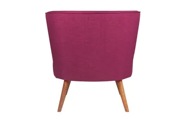 Biby Lenestol med Armlene - Lilla - Møbler - Stoler - Lenestoler