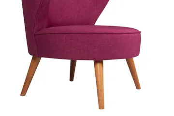 Biby Lenestol med Armlene - Lilla - Møbler - Stoler - Lenestoler