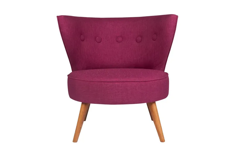Biby Lenestol med Armlene - Lilla - Møbler - Stoler - Lenestoler