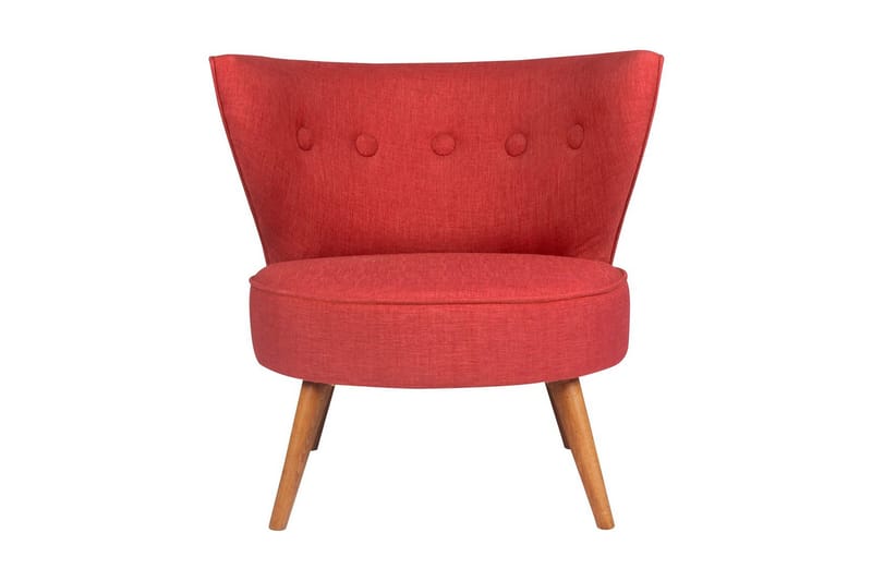 Biby Lenestol med Armlene - Rød - Møbler - Stoler - Lenestoler