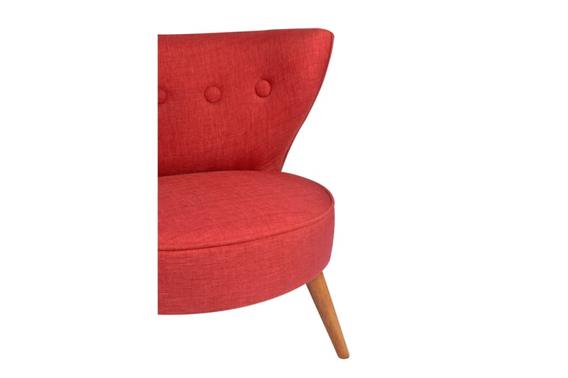 Biby Lenestol med Armlene - Rød - Møbler - Stoler - Lenestoler