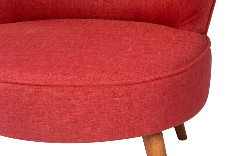 Biby Lenestol med Armlene - Rød - Møbler - Stoler - Lenestoler