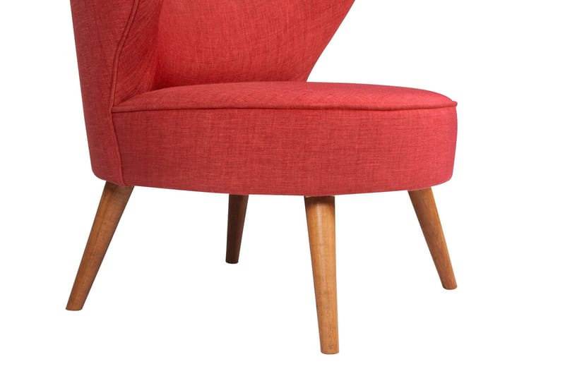 Biby Lenestol med Armlene - Rød - Møbler - Stoler - Lenestoler