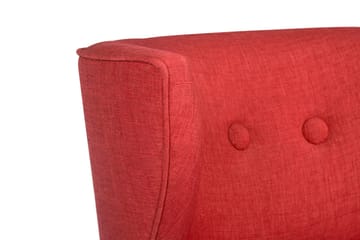 Biby Lenestol med Armlene - Rød - Møbler - Stoler - Lenestoler