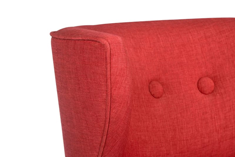 Biby Lenestol med Armlene - Rød - Møbler - Stoler - Lenestoler