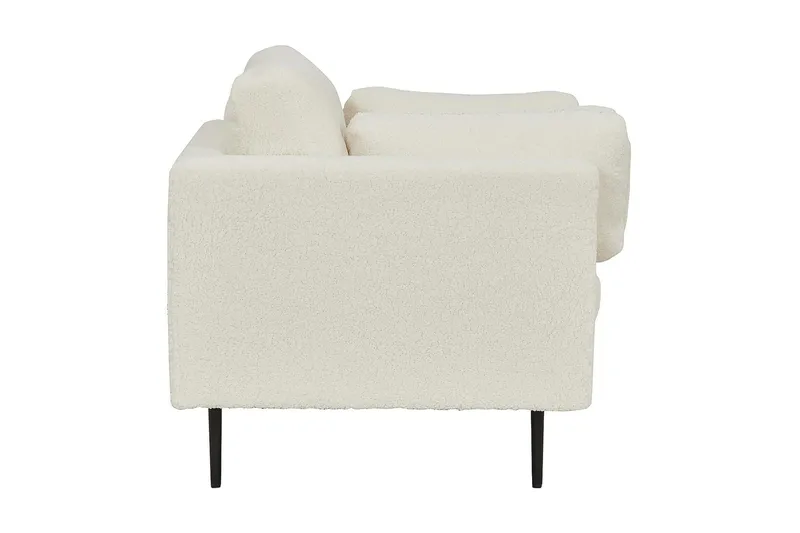 Boom Teddy Lenestol - Hvit / Teddystoff - Møbler - Stoler - Lenestoler