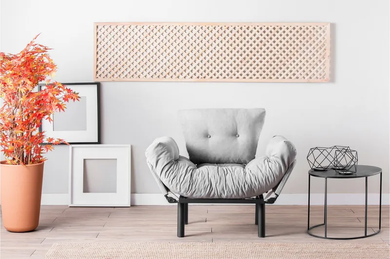 Bramelia Fåtölj - Grå - Møbler - Stoler - Lenestoler