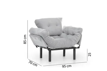 Bramelia Fåtölj - Grå - Møbler - Stoler - Lenestoler