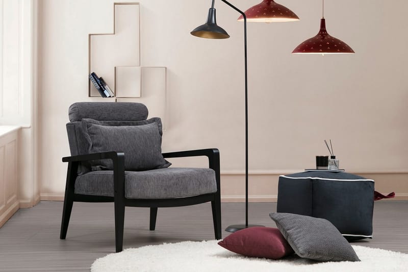 Bramelia Fåtölj - Grå - Møbler - Stoler - Lenestoler