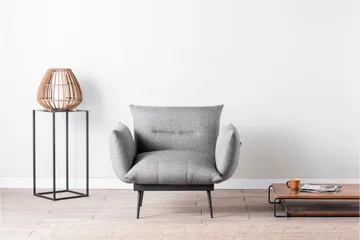 Bramelia Fåtölj - Grå - Møbler - Stoler - Lenestoler